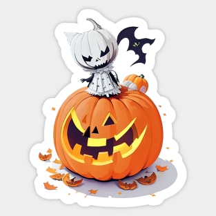 The Pupkin of Halloween Sticker